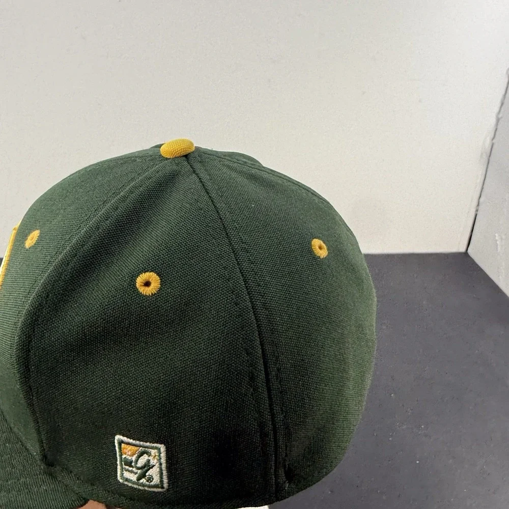 Green Bay Packers Game Pro by Gametek Fitted Hat Cap Size Medium